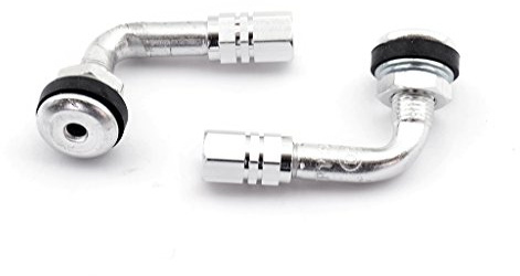 Features 2 Valves Schrader 90 ° Bent Moto Anodised Colours May Vary