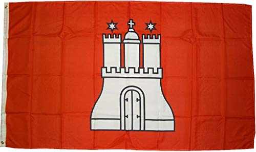 XXL Flagge Fahne Deutschland Hamburg 150 x 250 cm