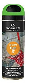Soppec - Bombes de marquage provisoires FLUO TP - Coloris: Vert