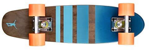 Ridge Erwachsene Maple Holz Mini Cruiser Number Three Skateboard, Orange, MPB-22-NR3