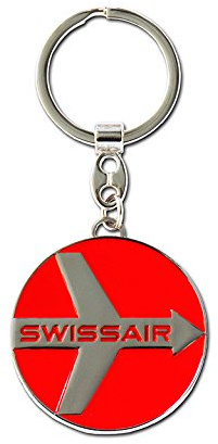 Logoshirt Airline - Swissair Schlüsselanhänger - Key-Ring - farbig - Lizenziertes Originaldesign