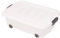 EG Homeware Under Bed Plastic Storage Box Chest Wheeled With Lids - Sets of 2 (Small (35L, White)
