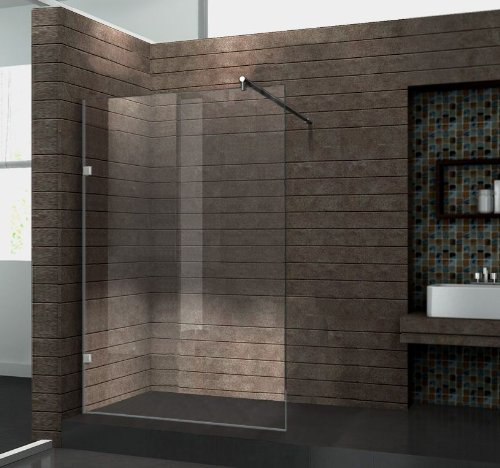 10 mm Duschabtrennung Madrid 120 x 200 cm/Dusche Duschtrennwand Duschwand