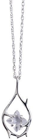 Tauriels Silber Kette mit Kristall Elben Schmuck zu Der Hobbit Smaugs Einöde in Geschenkbox