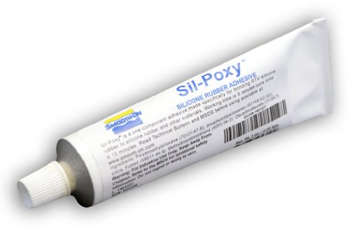 Sil-Poxy Silicone Adhesive - 3 Ounce Tube by Smooth