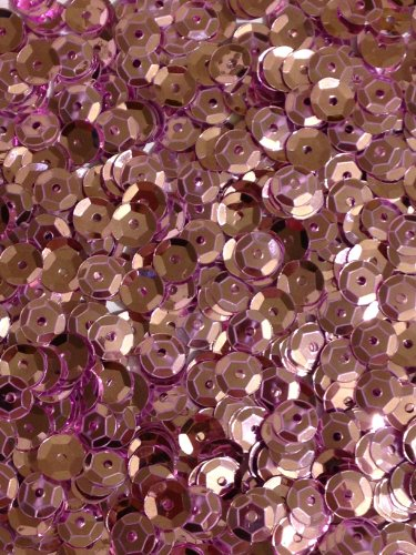 Oblique-Unique 1400 Pailletten - Ø 6mm - Riesige Auswahl an Farben (Helles Lila)