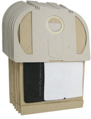 10 Staubsaugerbeutel geeignet für Vorwerk Tiger 250, 251, 252 von McFilter