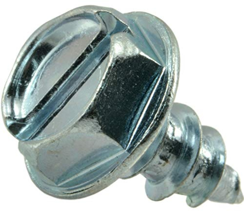 VOX Verschluss 014973265670 25,4 cm x 3/8 Zoll Schlitz Hex Waschmaschine Tabelle Metall Schrauben, 100