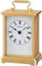 Seiko Tischuhr gold Aluminium QHE093G