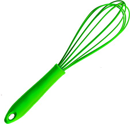Schneebesen 30 cm, grün, Kochblume Edition, Silikon