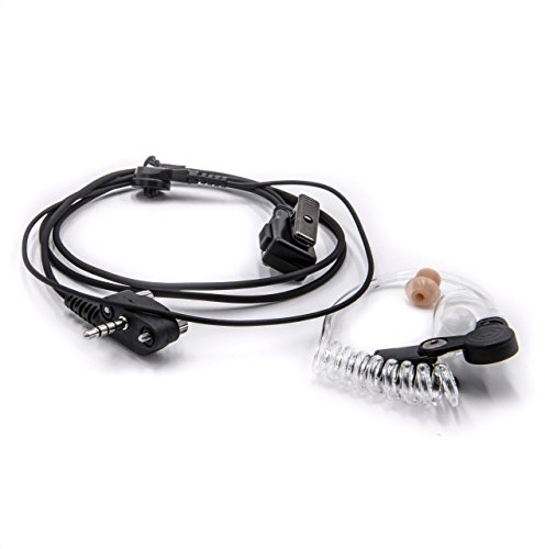 vhbw Headset kompatibel mit Yaesu/Vertex VX-354, VX-400, VX-410, VX-414, VX-420, VX-424, VX-427, VX-450 Funkgerät