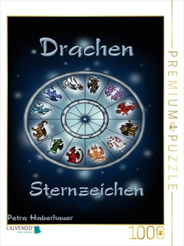 CALVENDO Puzzle Drachen-Sternzeichen | 1000 Teile Lege-Größe 48 x 64 cm Foto-Puzzle für glückliche Stunden
