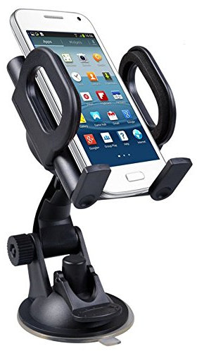 Maclean MC-659 Universal Auto Halterung KFZ Halter für Handy PDA GPS Smartphone Car Holder für Samsung Galaxy S6 S5 S4 Mini S4 iPhone 6 5s HTC One M8 M9 LG G3 G4 Sony Xperia Z2 und weitere Geräte