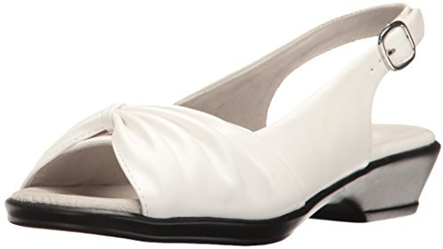Easy Street dam Fantasia klackad sandal, Vitt, 39 EU