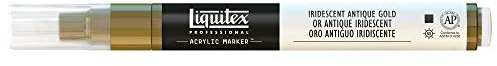 Liquitex 4620237 - Pennarello Acrilico, Oro (Oro Antico Cangiante), 2 - 4 mm