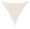 Outsunny - Toldo Vela triangulo (Varios tamaños y Colores), tamaño 3x3x3m, Color Crema
