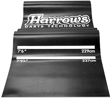 HARROWS Robuste, professionelle Darts-Matte aus Gummi 300 cm x 61 cm