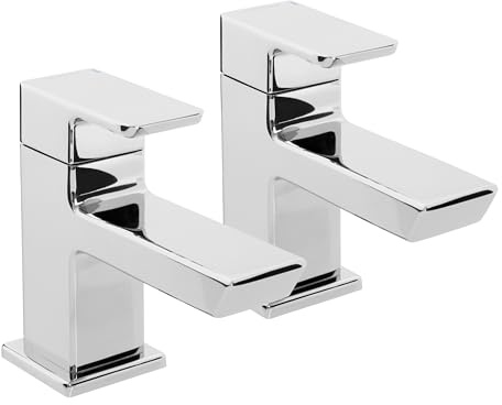 Bristan COB 3/4 C Cobalt Bath Taps Bathroom, Chrome | COB 3/4 C, Modern design, Matching bathroom sink taps and shower available, Lifetime Cover