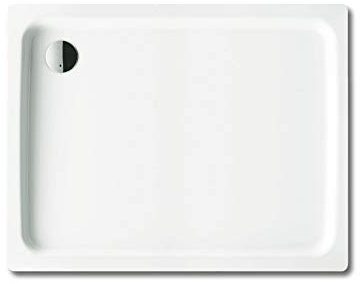 Kaldewei Duschwanne Duschplan inkl. Wannenträger Modell 415-2 120 x 70 x 6,5 cm, Ablaufloch Ø 9,0 cm, alpinweiß