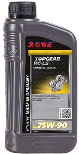 ROWE Hightec Topgear SAE 75W-90 HC-LS - 1 Liter PKW Getriebeöl vollsynthetisch (HC-Synthese) | Made in Germany