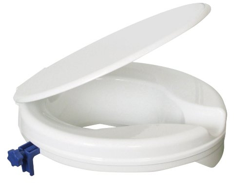 Raised Toilet Seat with Lid