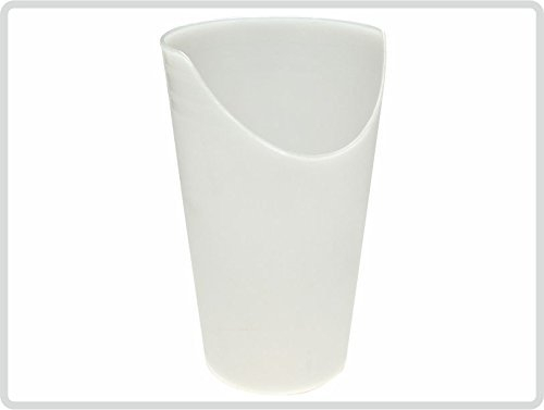 Trinkbecher Becher mit Nasenausschnitt, transpartent