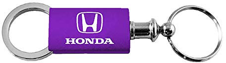 Honda Porte-clés en aluminium avec logo violet