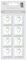 Ursus 564000143 - Kreativ Accessoires, Kelch 1, silber, 8 Stück, selbstklebend, aus verschiedenen hochwertigen Materialien, zum Verzieren und Dekorieren von Scrapbooking, Karten und Geschenke
