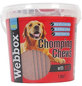 Webbox Chomping Chews with Beef - 1.5kg
