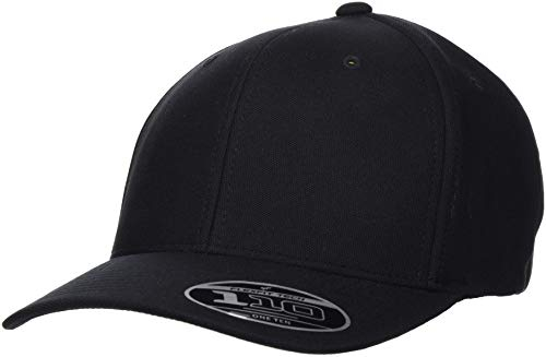 Flexfit Uni 110P-110 Cool & Dry Mini Pique Cap, Black, one Size