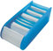 WEDO Werner Dorsch Wedo 2508003 Lernkartei Karteibox (A8 gefüllt, Rolloverschluss) blau