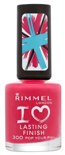 Rimmel I Love Lasting Finish Nail Polish, Pop Your Pink