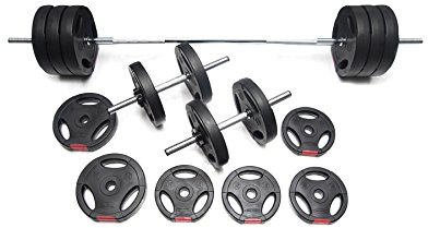 BODYPOWER 52kg Tri-Grip Vinyl Weight Set