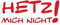 kleb-Drauf | Hetz Mich Nicht! | Rot - glänzend | Autoaufkleber Autosticker Decal Aufkleber | Auto Car Motorrad Fahrrad Roller Bike | Deko Tuning Stickerbomb Styling Wrapping