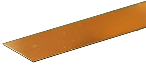 K&S Precision Metals Brass Strip 8232 – 0.016 Thick x 1 Wide x 12 Long – DIY Crafts, Electrical, Jewelry Making, Modeling, Made in USA, 1 Strip