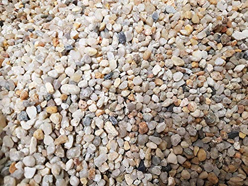 Doubleyou Geovlies & Baustoffe Gravier d'aquarium de 1 kg à 30 kg – Fabriqué en Allemagne – Sable à quartz – Grain arrondi 3,0-6 mm