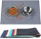 VivaglorY Cat & Dog Feeding Mat - Waterproof, Non-Slip Silicone Placemat for Food & Water, Grey, L(60x40cm)
