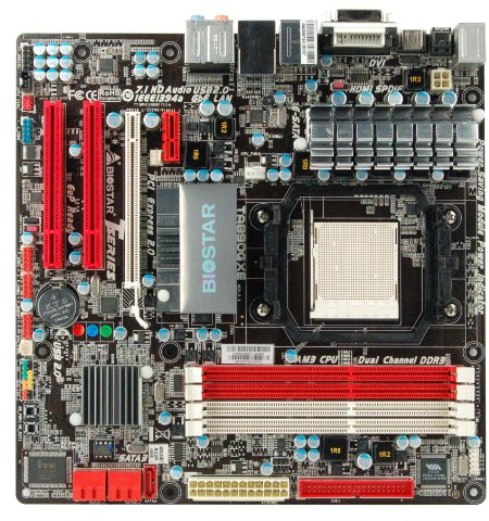 Biostar TA890GXE - Zócalo para Placa Base AMD AM3 890GX 4 x DDR3 Speicher Mikro ATX