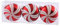 3 CT Peppermint Twist Bruchsichere Candy Cane Swirl Christmas Ornaments 9,5 cm