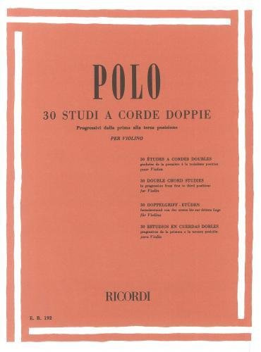 30 STUDI A CORDE DOPPIE - VIOLINO