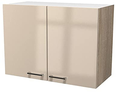 Hängeschrank Küche - 80 cm breit - Kaschmir Glanz Sonoma Eiche – Neapel