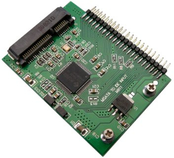 KALEA-INFORMATIQUE mSATA-auf-IDE-44-Adapter, um EIN IDE-2.5-Laufwerk durch eine mSATA-SSD in einem Notebook zu ersetzen.