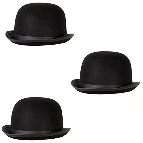 Party Discount SPARPACK! Hut Melone schwarz Einheitsgröße 12 Stk.