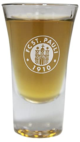 FC St. Pauli Schnapsgläser Shotgläser Logo Vereinslogo 6er Set je 4cl