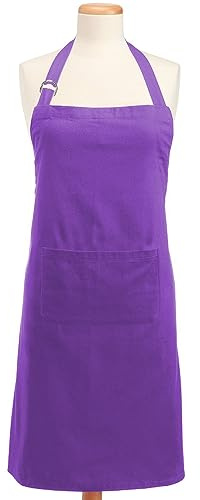 DII Everyday Basic Kitchen Collection, Chef Apron, Neon Purple