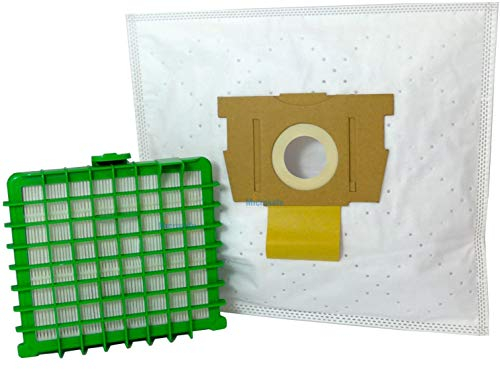 30 Staubsaugerbeutel + 1 HEPA-Filter für Rowenta Silence Force RO5565 X-Trem Power von Microsafe