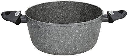 Tognana WI75814AMNF Casseruola 2 Manici Mythos, Alluminio, Grigio, 20