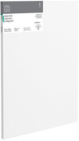 Winsor & Newton 6206032 Professional Keilrahmen aus Baumwollmischgewebe, 385 g/m², 3-fach grundiert, mittlere Körnung, ideal für die Ölfarben und Acrylfarben - 60x80cm