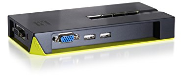 LevelOne KVM-0422 - Switch KVM (2 puertos USB), color negro