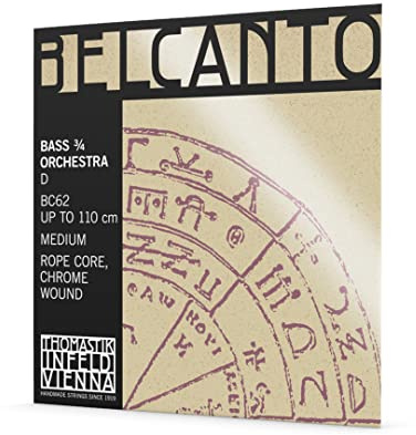 Thomastik-Infeld Belcanto Orchestra Double Bass Single D-String - 3/4 Scale - No. BC62